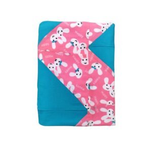 Lightweight Cotton Baby Blanket – All Season. – Blue