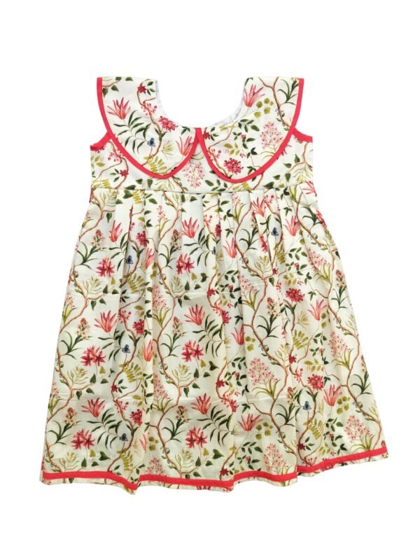 Soft Cotton Knee-Length Casual Dress for Baby Girls - Image 13