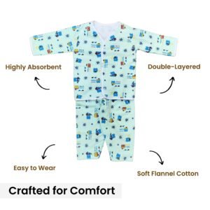 Cotton Baby Clothing Set – 6 Piece Newborn Outfit