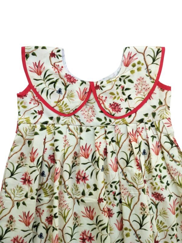 Soft Cotton Knee-Length Casual Dress for Baby Girls - Image 8
