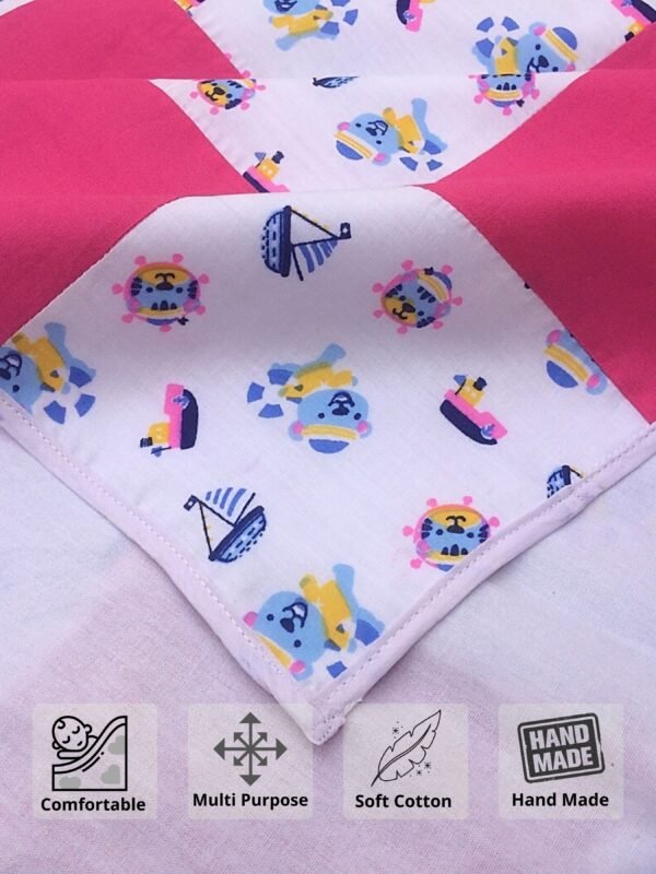 Hooded Cotton Baby Blanket for Newborns (0-12 months) - Image 9