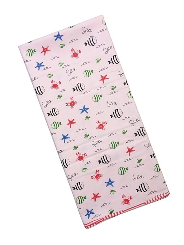 Soft Cotton Baby Blanket – Lightweight, Reversible, Newborns. - Image 3