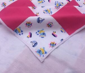 Cotton Baby Blanket for Newborn Boy or Girl 0 to 12 Months 70 X 70 CMS. 3