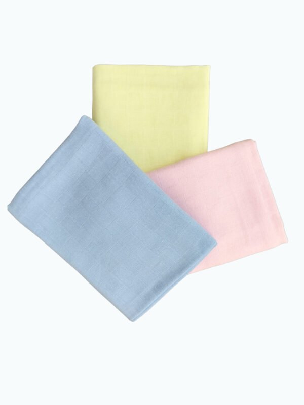 Cotton Muslin Swaddle Blanket – Multi-Purpose. - Image 3