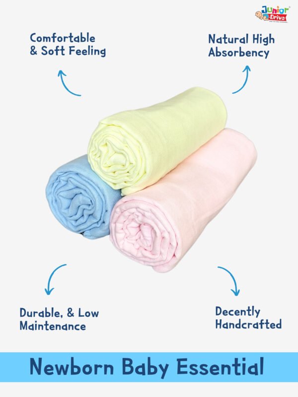 Cotton Muslin Swaddle Blanket – Multi-Purpose. - Image 8