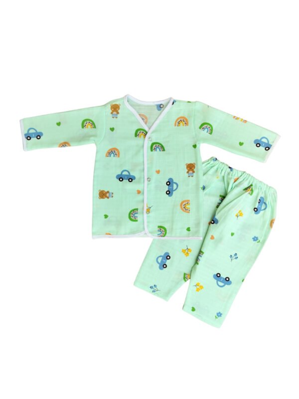 Muslin Cotton Baby Sleepwear Set – ( 6 to 12 Months) - Image 6