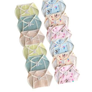 Soft Cotton Langot Set for Newborns – Multicolor, Reusable.