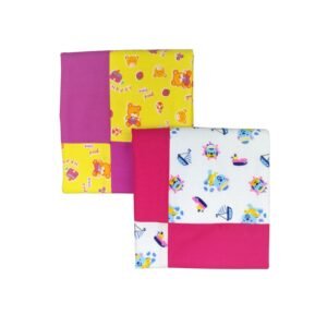 Hooded Baby Blanket Set – Soft Swaddle Wrapper (Pack of 2)