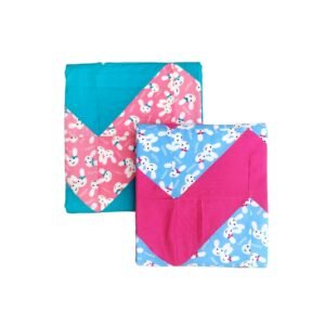 Soft Cotton Baby Blankets for Newborns (0-2 years)-Pack of 2