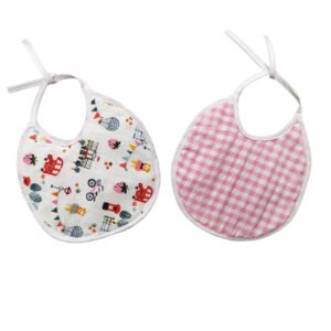 Cotton Baby Bibs – Soft Absorbent Multicolor Set