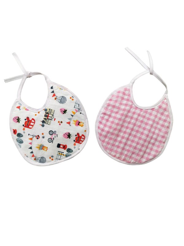 Cotton Baby Bibs – Soft Absorbent Multicolor Set