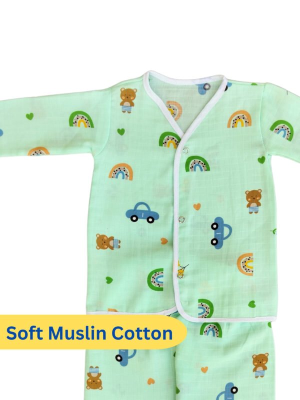 Muslin Cotton Baby Sleepwear Set – ( 6 to 12 Months) - Image 10