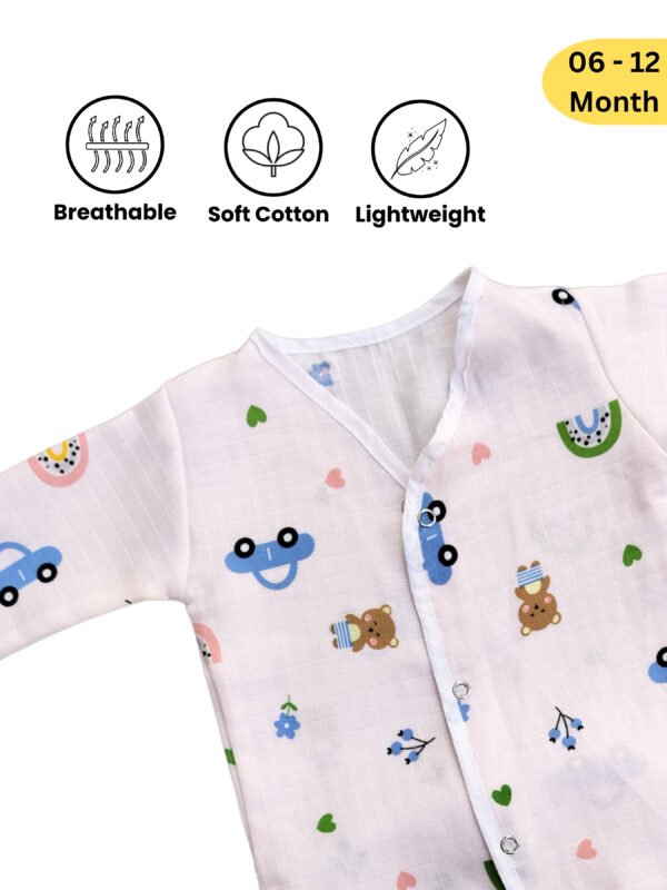 Muslin Cotton Baby Sleepwear Set – ( 6 to 12 Months) - Image 12
