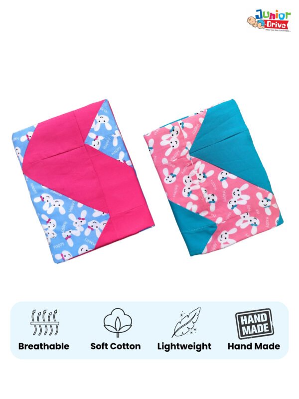 Soft Cotton Baby Blankets for Newborns (0-2 years)-Pack of 2 - Image 2