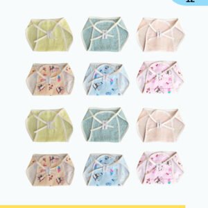 Soft Cotton Langot Set for Newborns – Multicolor, Reusable.