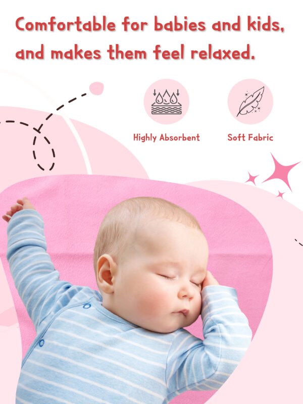 Water Resistant Baby Bed Protector Dry Sheet - Image 5