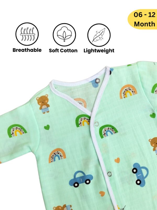 Muslin Cotton Baby Sleepwear Set – ( 6 to 12 Months) - Image 7