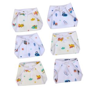 Soft Muslin Cotton Langot Set for Newborns – Multicolor