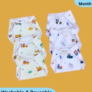 Soft Muslin Cotton Langot Set for Newborns – Multicolor