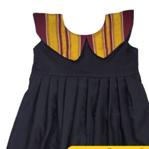 Cotton Knee-Length Ethnic Dress for Baby Girls